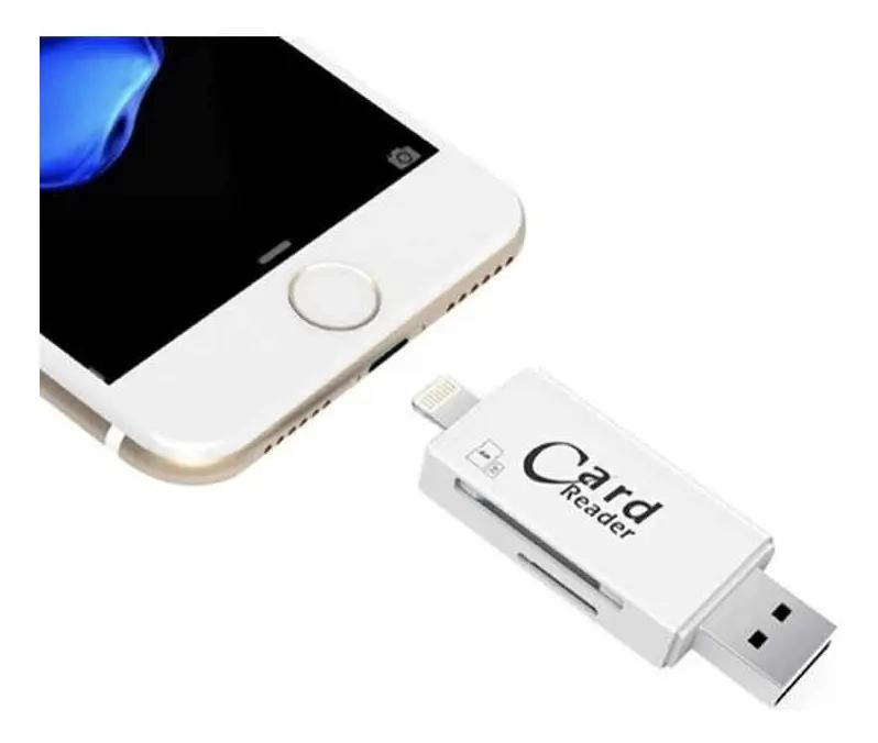 LECTOR DE TARJETAS SD Y MICRO USB 3 EN 1 PARA TABLETS - 1