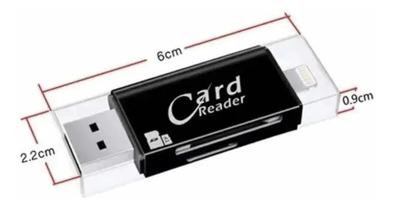 LECTOR DE TARJETAS SD Y MICRO USB 3 EN 1 PARA TABLETS - 4