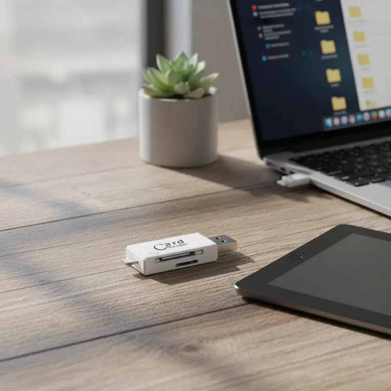 LECTOR DE TARJETAS SD Y MICRO USB 3 EN 1 PARA TABLETS - 5