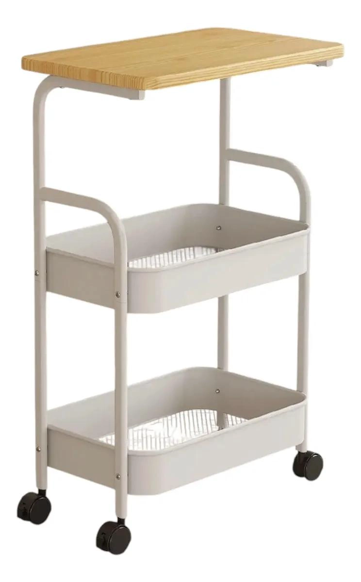 ORGANIZADOR DE COCINA MULTIUSO CON RUEDAS Y 3 NIVELES - 1