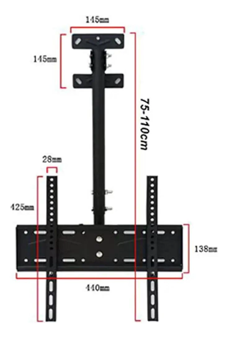 SOPORTE DE TECHO PARA TV O MONITOR DE 26 A 60 PULGADAS - 3