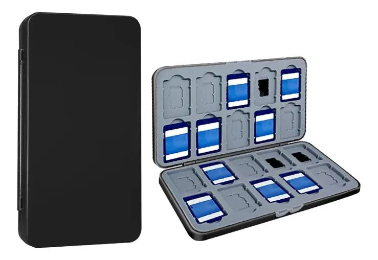 ESTUCHE ORGANIZADOR PARA TARJETAS SD CON 40 RANURAS - 4