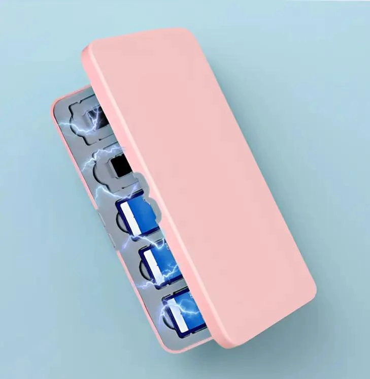 ESTUCHE ORGANIZADOR PARA TARJETAS SD CON 40 RANURAS - 6