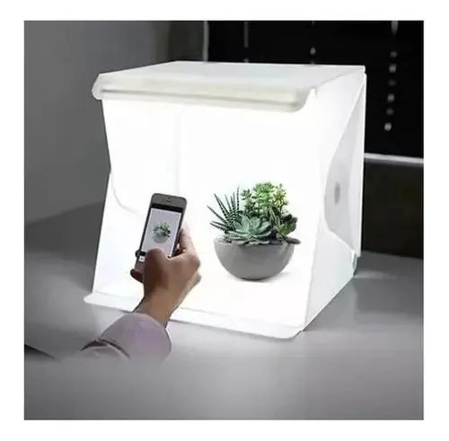 ESTUDIO FOTOGRAFICO PORTATIL CON LUZ LED Y FONDOS DE COLORES - 2