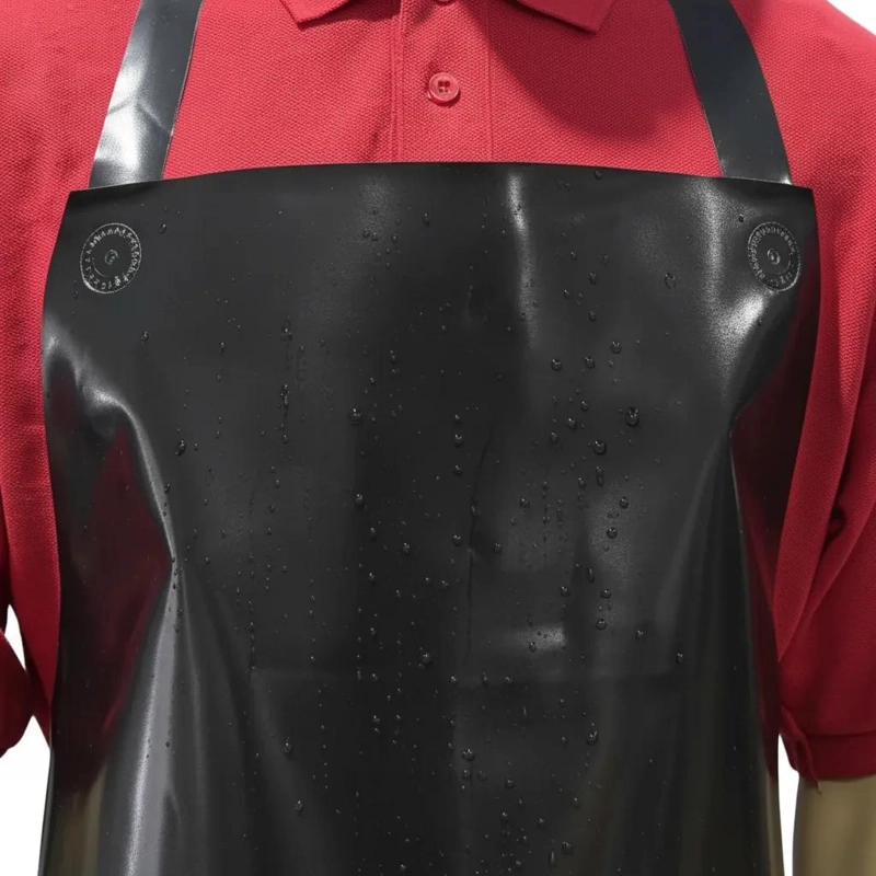 PECHERA DE PVC NEGRA PARA PROTECCION EN COCINA - 2