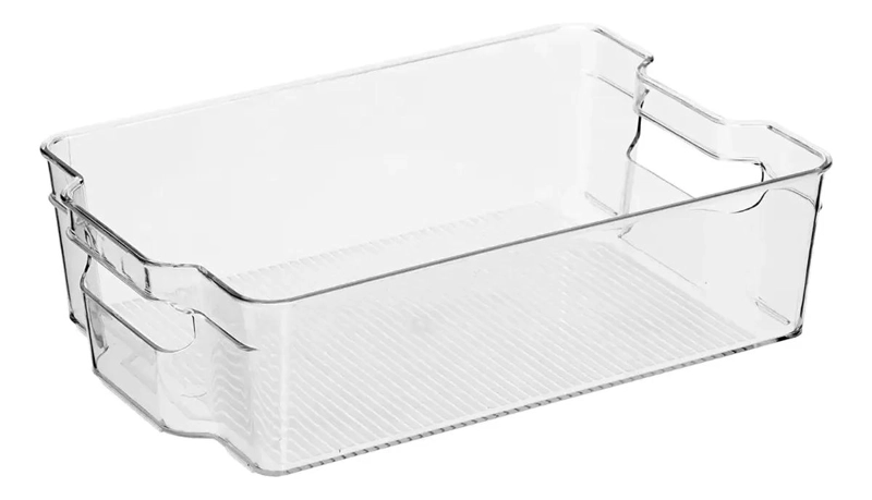 CONTENEDOR ORGANIZADOR APILABLE PARA REFRIGERADOR Y ALMACENAMIENTO - 3