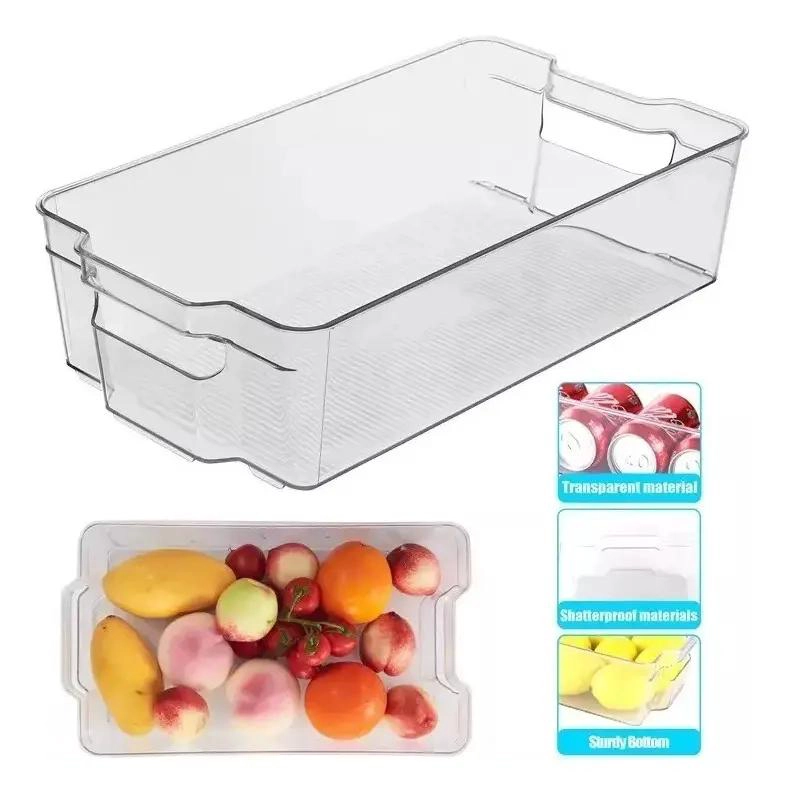 CONTENEDOR ORGANIZADOR APILABLE PARA REFRIGERADOR Y ALMACENAMIENTO - 4