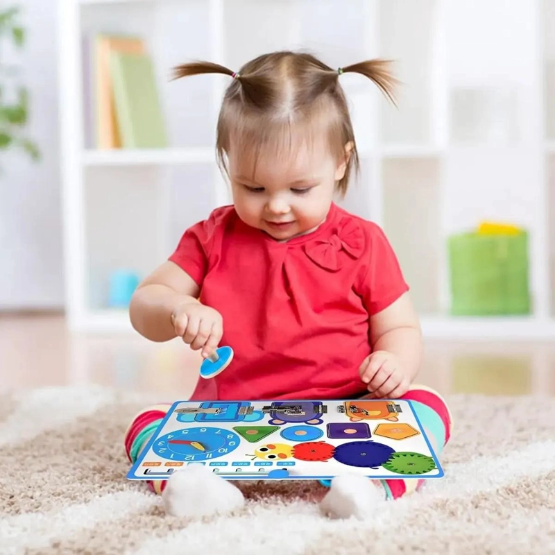 TABLERO DIDACTICO EDUCATIVO SENSORIAL PARA NIÑOS - 5