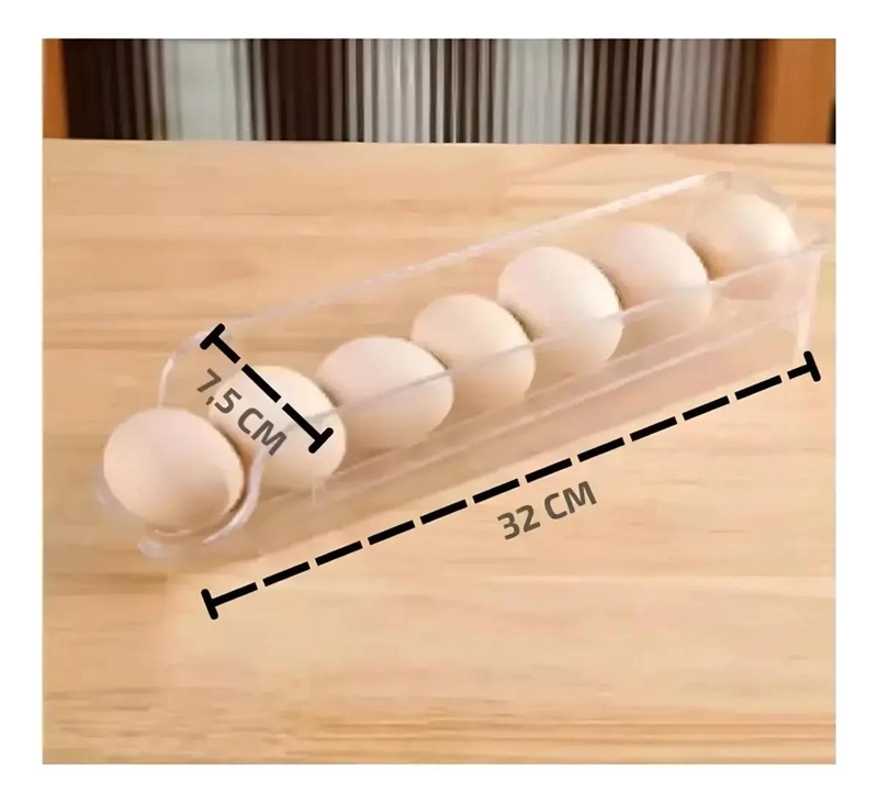 PACK DE 2 ORGANIZADORES RODANTES PARA HUEVOS, 21 UNIDADES - 2