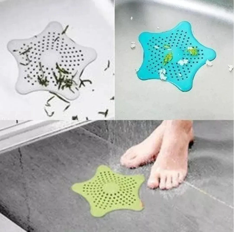 SET DE 4 FILTROS DE SILICONA PARA DRENAJE EN COCINA Y BAÑO - 2