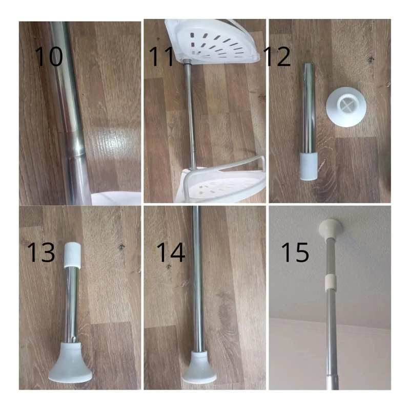 ORGANIZADOR ESQUINERO DUCHA BAÑO MULTIUSO 4 ESTANTES - 6