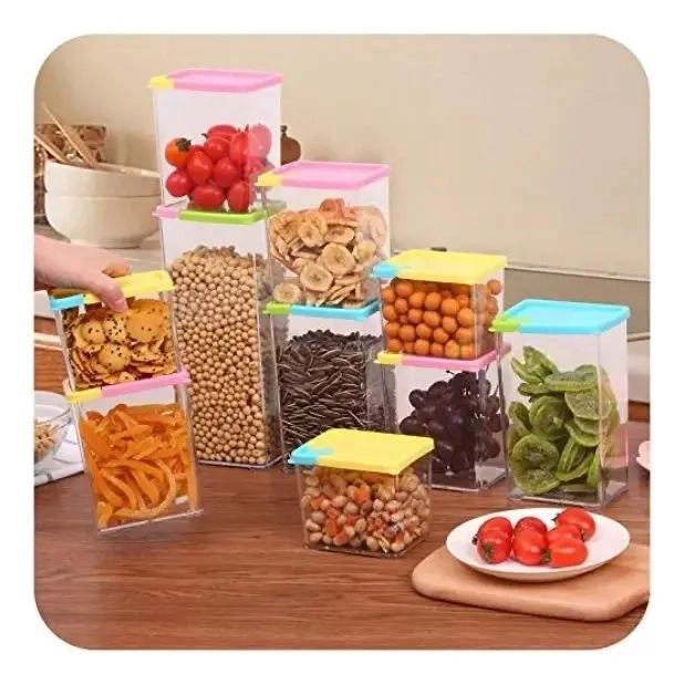 SET DE 6 RECIPIENTES ORGANIZADORES PARA ALIMENTOS - 3