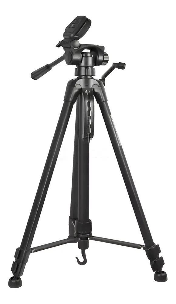 TRIPODE DE ALUMINIO NEGRO 1,40M PARA CAMARAS Y SMARTPHONES - 5