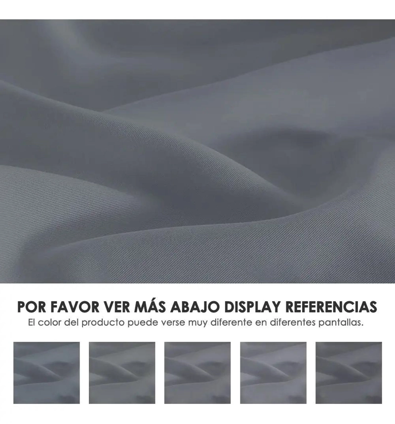 FUNDAS DE ALMOHADA MODERNAS 76X51CM PACK 2 UNIDADES GRIS - 4