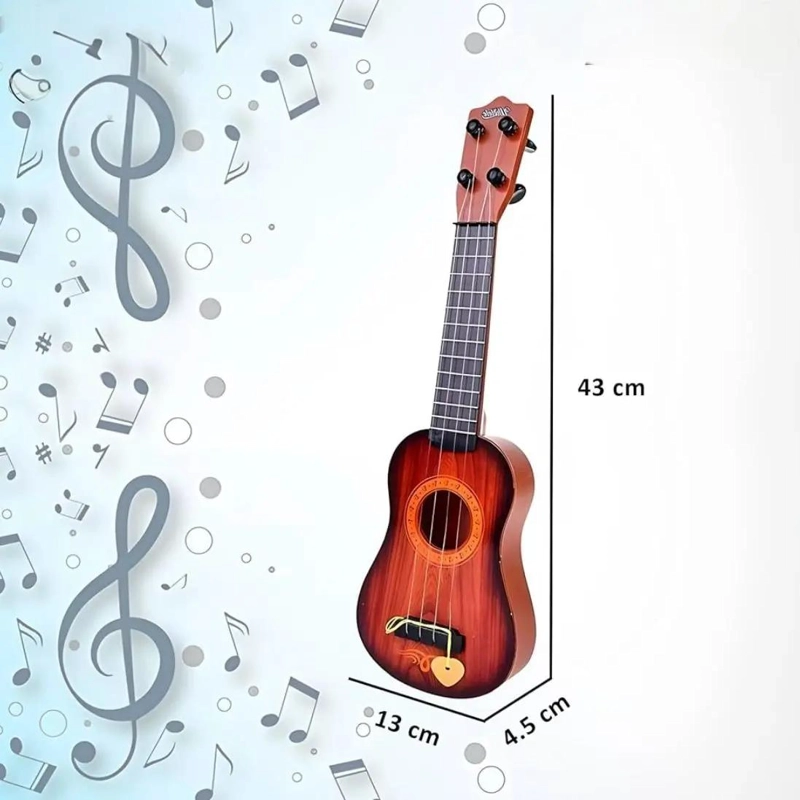 GUITARRA DIDACTICA PARA NIÑOS CON DISEÑO ATRACTIVO - 3