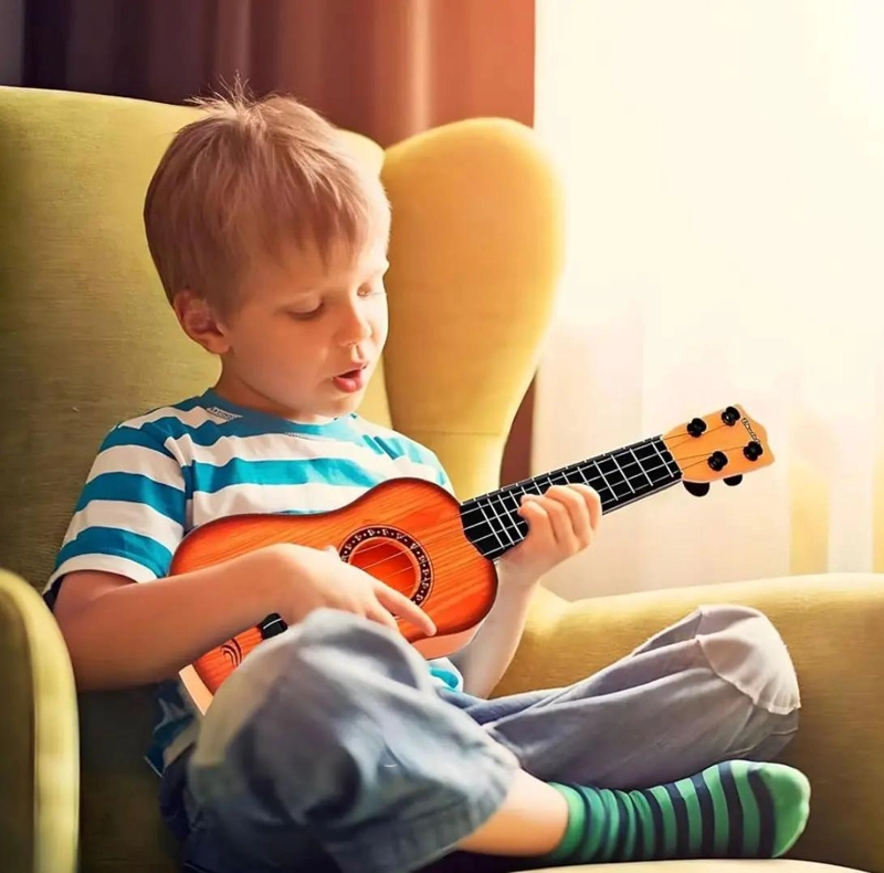 GUITARRA DIDACTICA PARA NIÑOS CON DISEÑO ATRACTIVO - 5