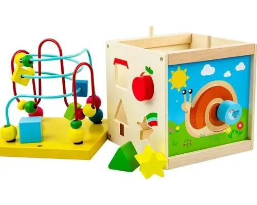 CAJA MONTESSORI MULTICOLOR 5 EN 1 PARA NIÑOS - 9