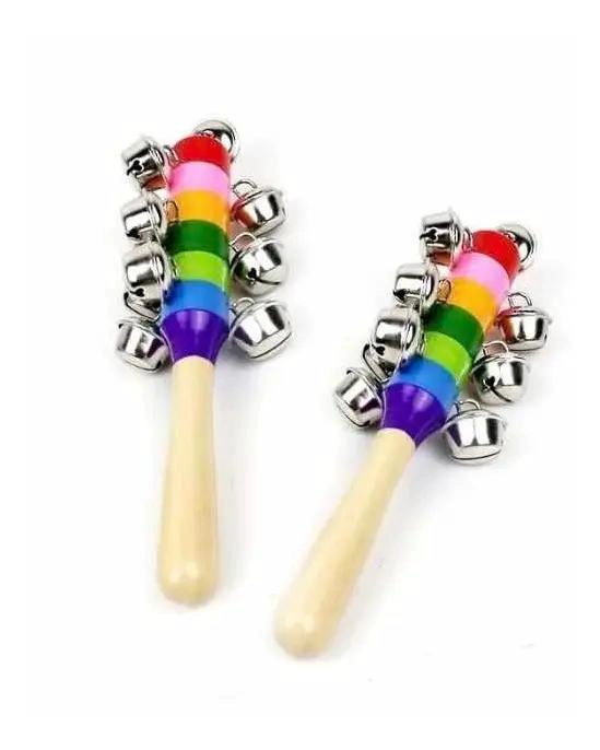 PACK DE 6 JUGUETES MUSICALES DE MADERA PARA NIÑOS - 3