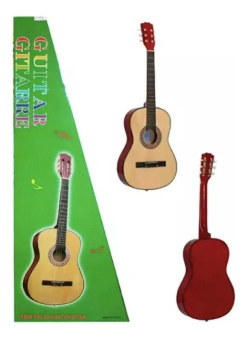 GUITARRA DE MADERA CLASICA PARA NIÑOS DE 64 CM - 4