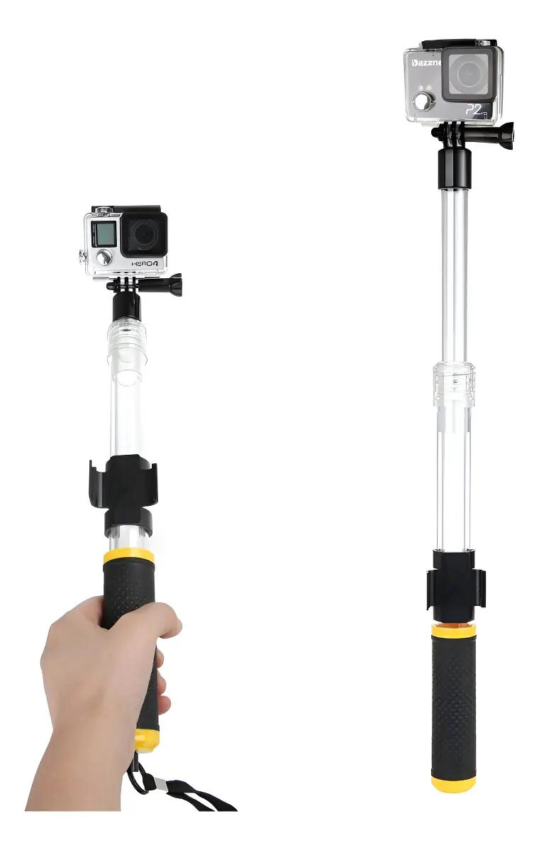 BASTON FLOTADOR DE 60CM PARA CAMARAS DEPORTIVAS ACUATICAS - 1