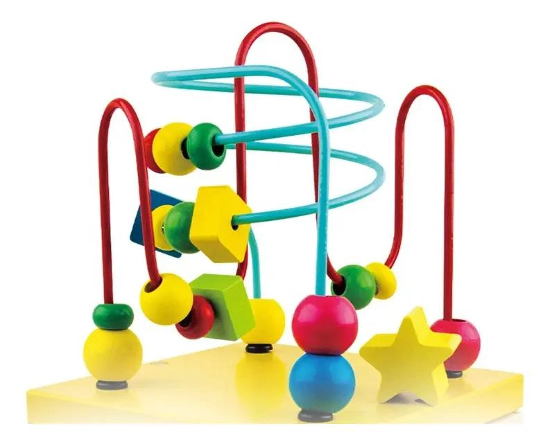 CUBO DIDACTICO INTERACTIVO DE MADERA PARA BEBE S - 8
