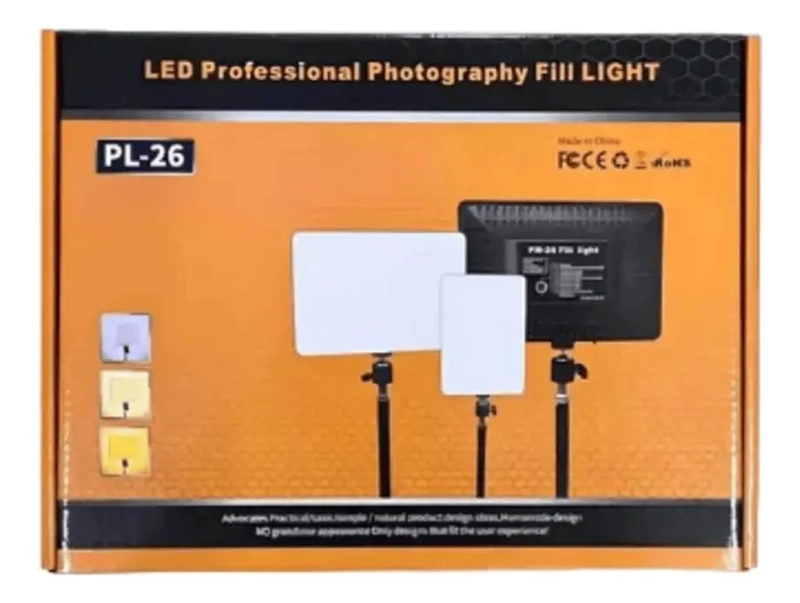 LAMPARA LED FOTOGRAFICA CON SOPORTE AJUSTABLE Y TEMPERATURA VARIABLE - 2