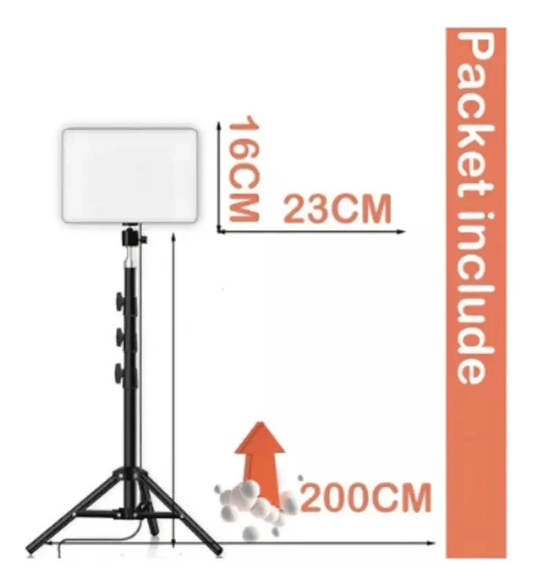 LAMPARA LED FOTOGRAFICA CON SOPORTE AJUSTABLE Y TEMPERATURA VARIABLE - 5