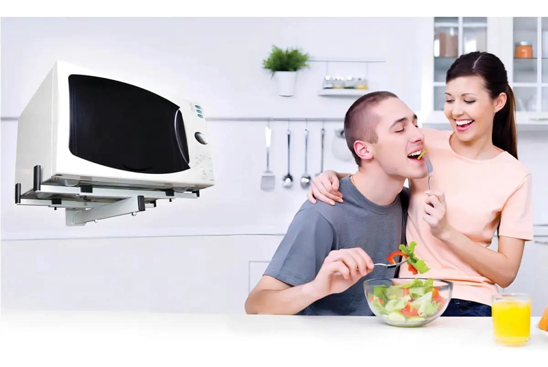 SOPORTE AJUSTABLE PARA MICROONDAS Y HORNO ELE CTRICO COLOR BLANCO - 2