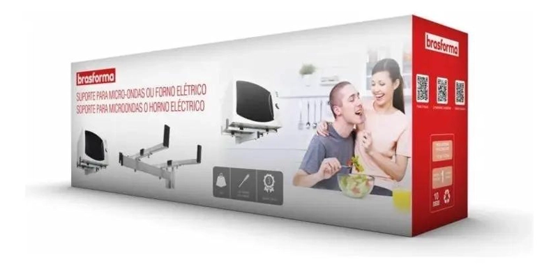 SOPORTE AJUSTABLE PARA MICROONDAS Y HORNO ELE CTRICO COLOR BLANCO - 3
