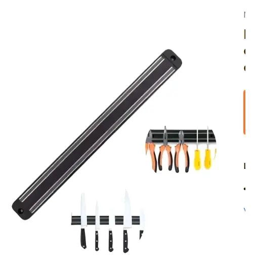 BARRA MAGNE TICA PARA CUCHILLOS Y UTENSILIOS DE COCINA - 6