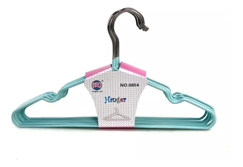 GANCHO COLGADOR ANTIDESLIZANTE PARA ROPA DE NIÑOS 50 UNIDADES - 2