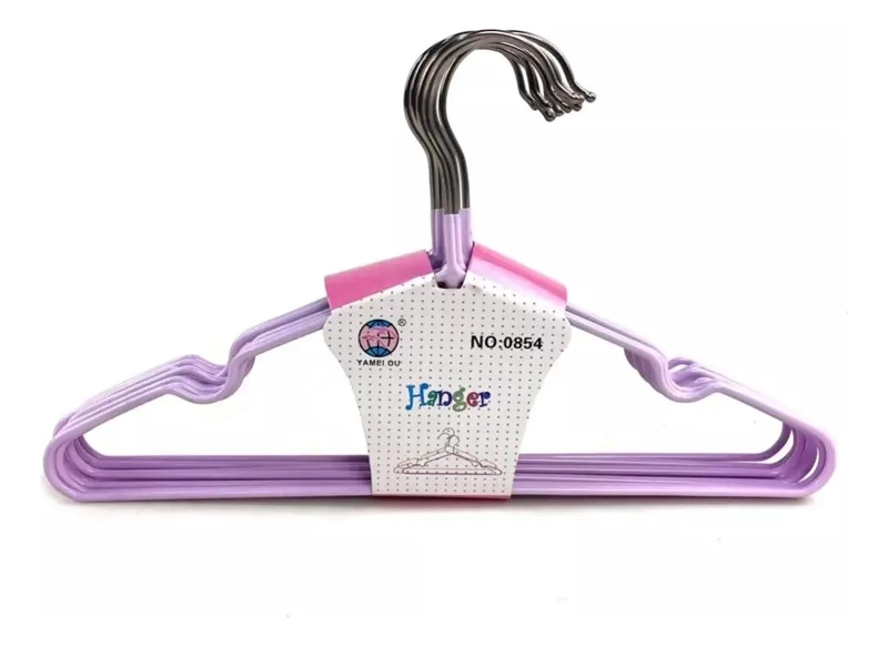 GANCHO COLGADOR ANTIDESLIZANTE PARA ROPA DE NIÑOS 50 UNIDADES - 3