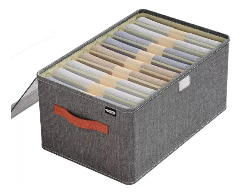 ORGANIZADOR PLEGABLE PARA ROPA CON 9 DIVISORES Y TAPA - 2