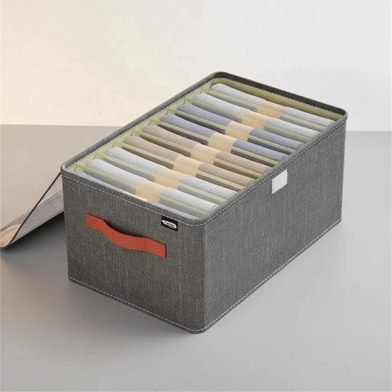 ORGANIZADOR PLEGABLE PARA ROPA CON 9 DIVISORES Y TAPA - 3