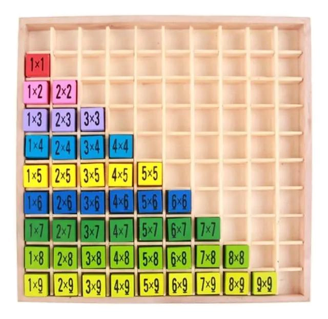 JUGUETE DIDACTICO DE MATEMATICAS PARA APRENDER MULTIPLICACION - 4