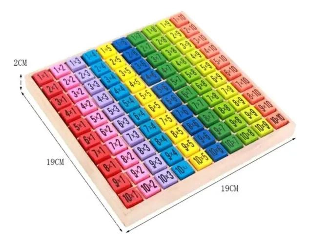 JUGUETE DIDACTICO DE MATEMATICAS PARA APRENDER MULTIPLICACION - 6