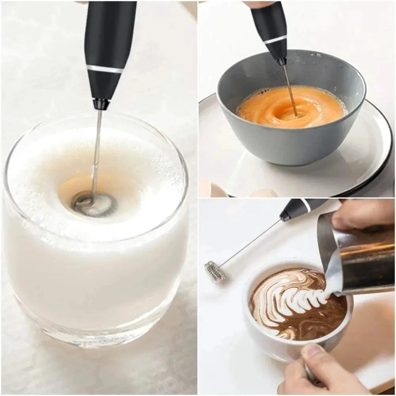 ESPUMADOR DE CAFE  Y LECHE RECARGABLE USB CON 3 VELOCIDADES - 2