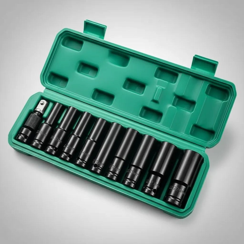 SET DE DADOS DE IMPACTO 10 PIEZAS 10 A 24 MM - 4