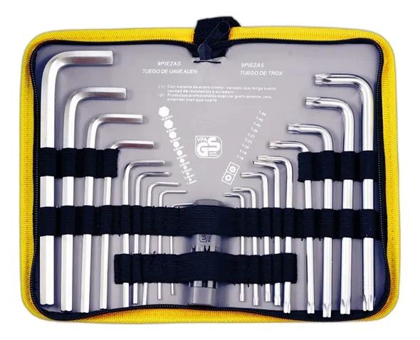 JUEGO DE LLAVES ALLEN Y TORX DE 20 PIEZAS - 3