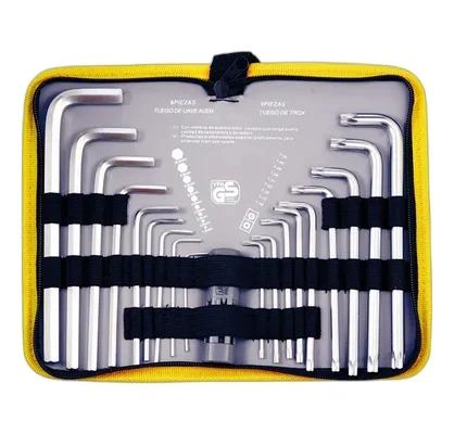 JUEGO DE LLAVES ALLEN Y TORX DE 20 PIEZAS - 6