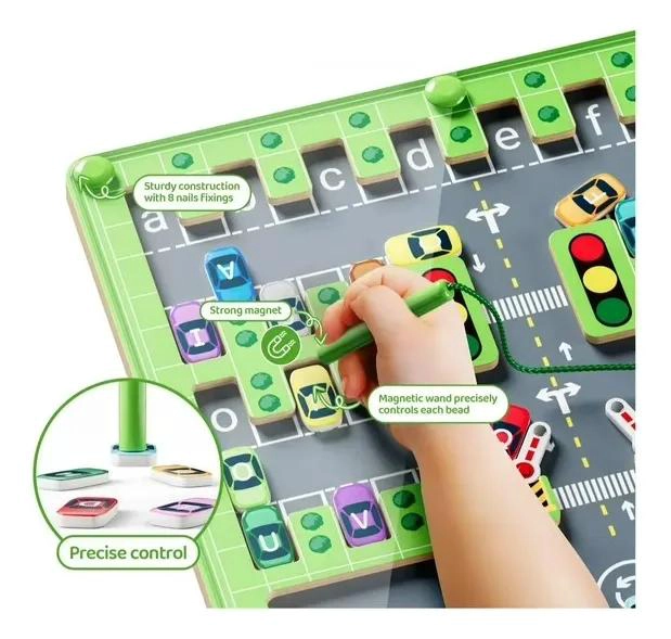 TABLERO INTERACTIVO DE TRAFICO Y ESTACIONAMIENTO PARA NIÑOS - 5