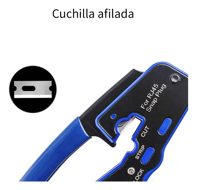 ALICATES PELACABLES RJ45 8 POLOS - 2