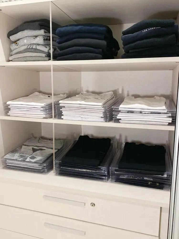 PACK DE 10 ORGANIZADORES APILABLES PARA ROPA - 4