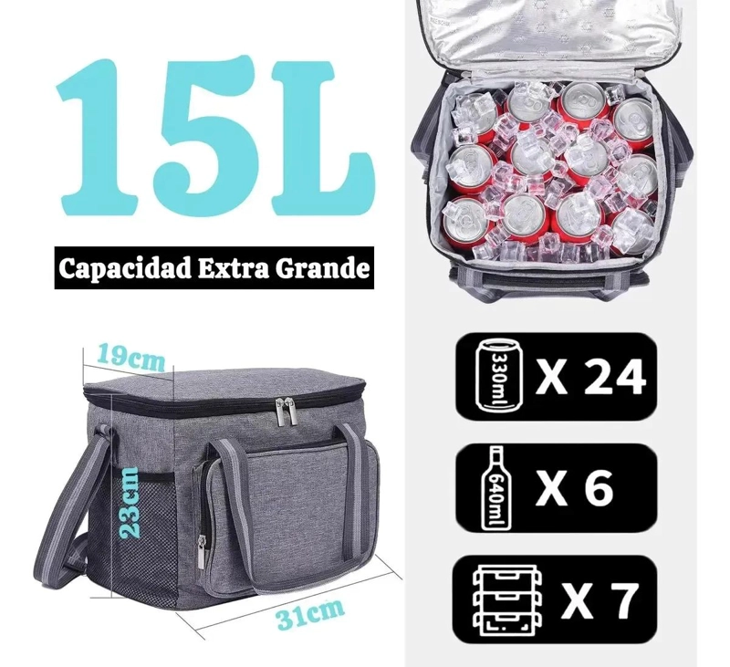 BOLSA TE RMICA DE 15 LITROS PARA COMIDAS Y BEBIDAS - 2