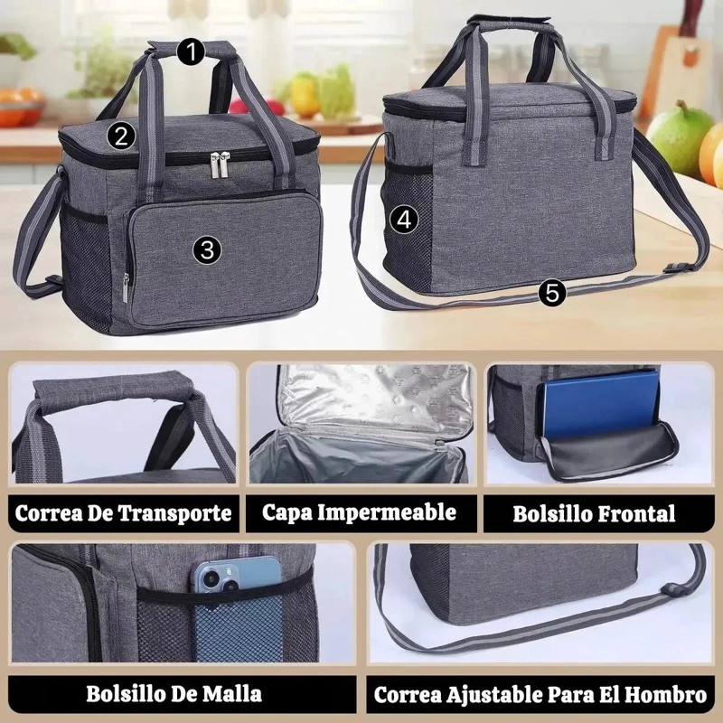 BOLSA TE RMICA DE 15 LITROS PARA COMIDAS Y BEBIDAS - 6