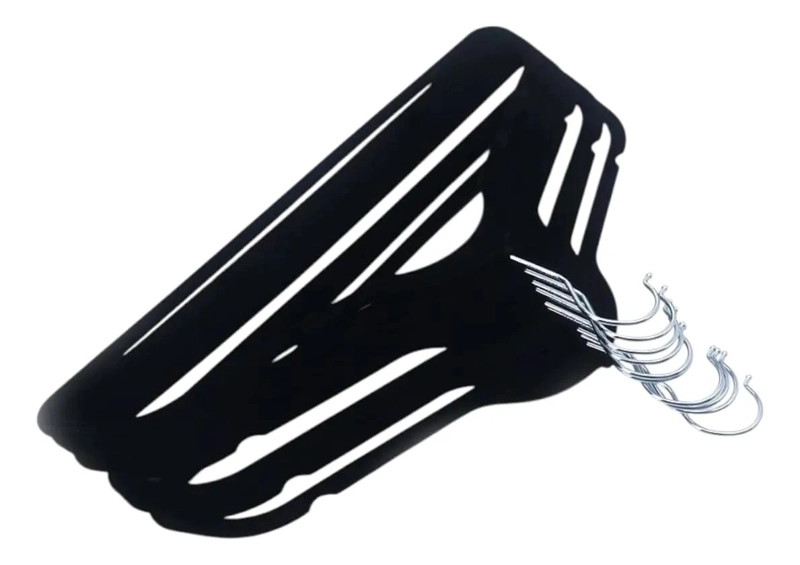 PACK DE 10 COLGADORES DE TERCIOPELO NEGRO PARA ROPA - 2