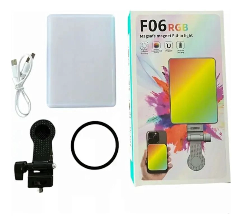 PANEL DE LUZ LED RGB MAGNE TICO PARA CREADORES DE CONTENIDO - 1