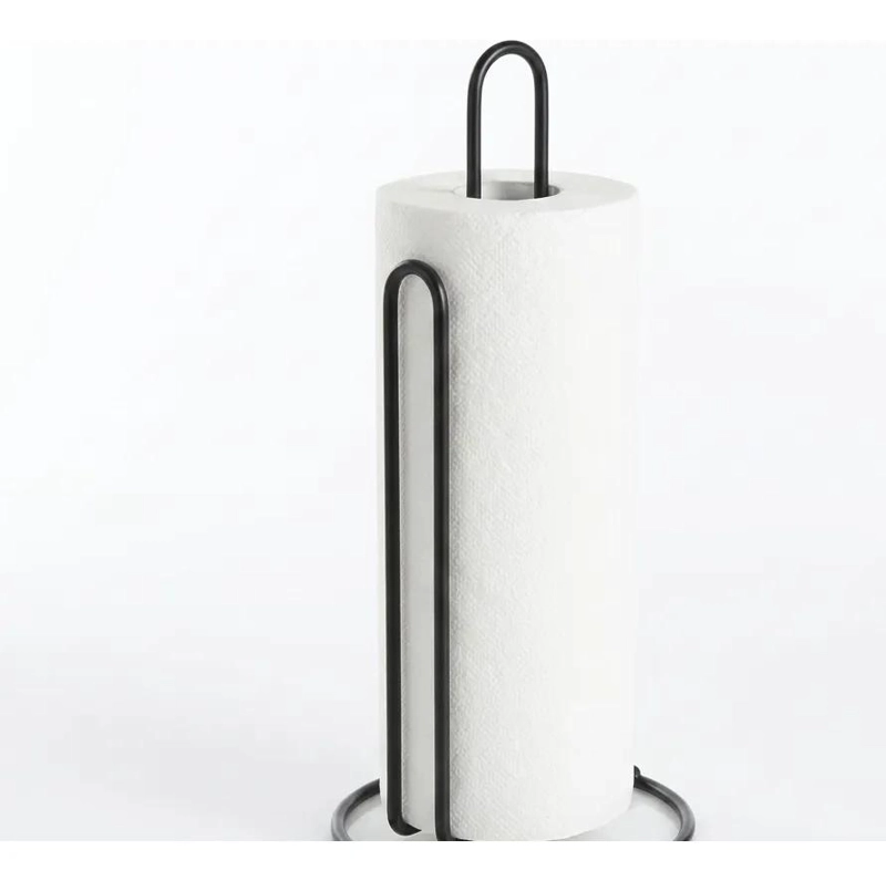 SOPORTE METALICO PARA ROLLO DE TOALLA DE PAPEL 32 CM - 5