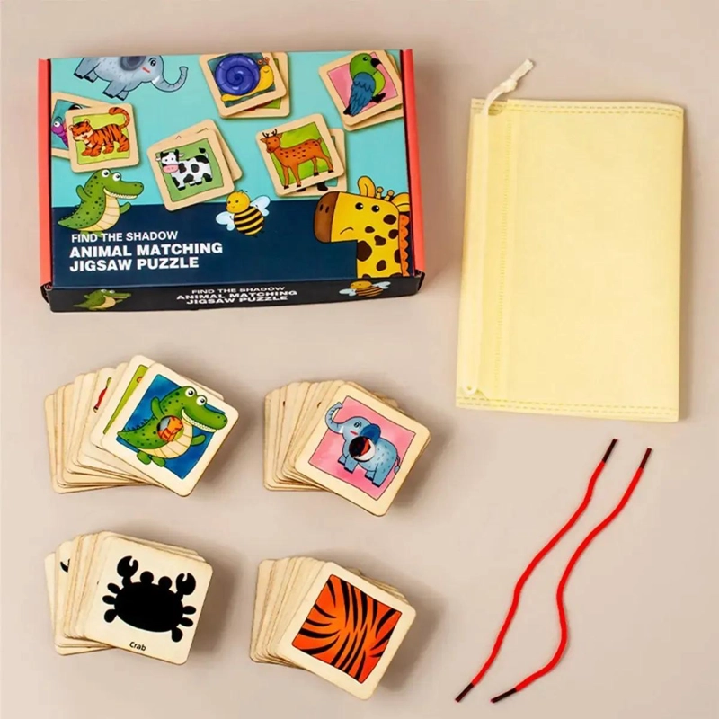 PUZZLE MEMORIA ANIMALES 48 PIEZAS PARA NIÑOS - 3