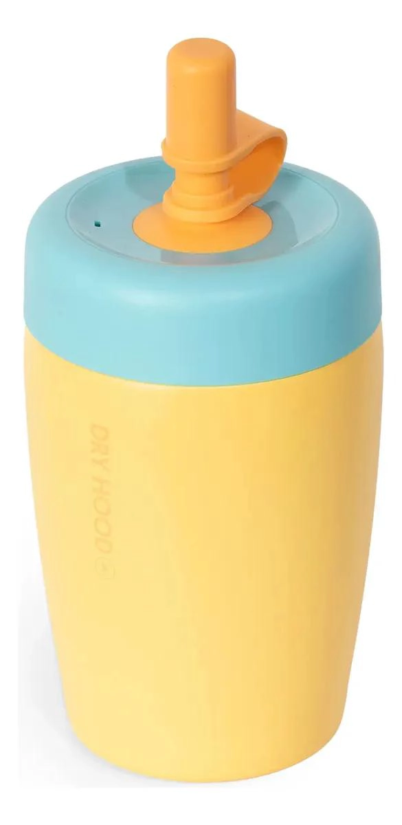 BOTELLA TE RMICA ANTIDERRAME ACERO INOXIDABLE 350ML AMARILLO - 1